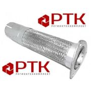 Металлорукав-патрубок  53371-1203187-010 глушителя с фланцем  к резонатору оплет/без оплет