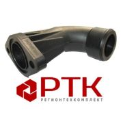 Патрубок 238Б-1013724 подводящий к теплообменнику от блока 7511-1013724 пластитк