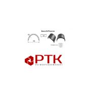 Крыло К-670 2-х скатное 14006 МАЗ круглое